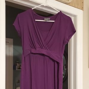 Milk Nursingwear dress, purple, small